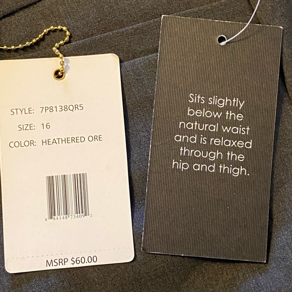 NWT Zac & Rachel grey dress pants - Picture 7 of 10